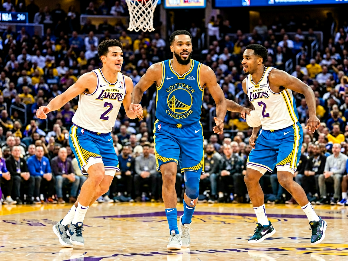 NBA湖人勇士赛前分析球员动态